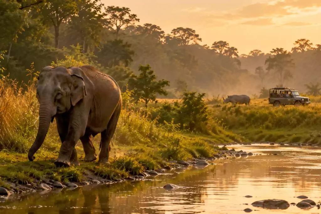 elephant safari Nepal