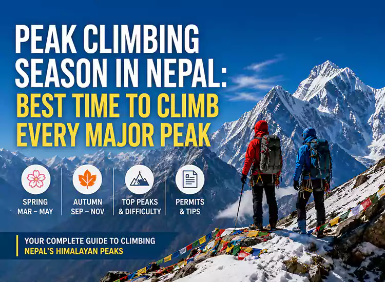 Peak Climbing Season in Nepal: Best Time to Climb Every Major Peak