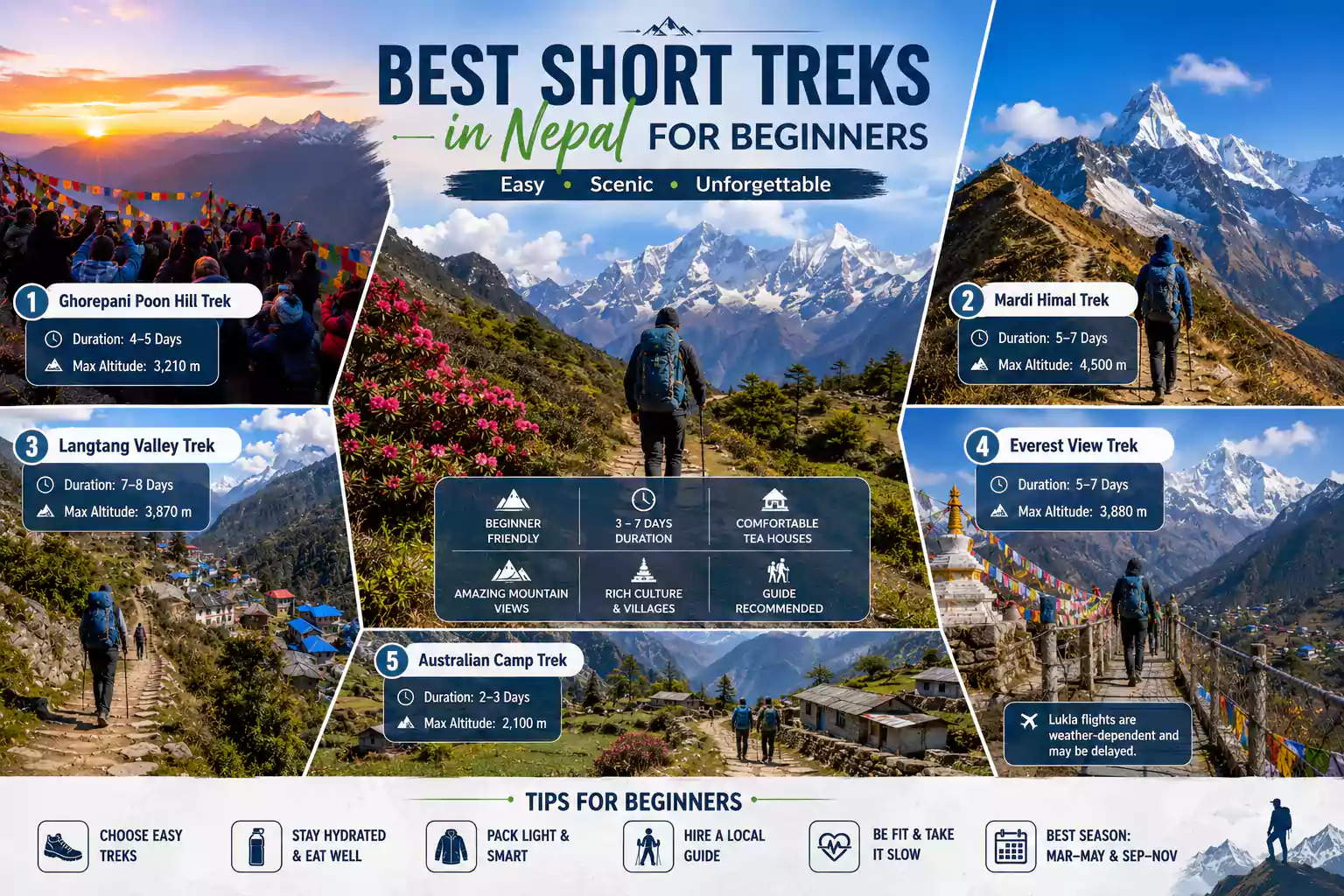 Short Treks in Nepal for Beginners: 5 Best Routes to Try in 2026