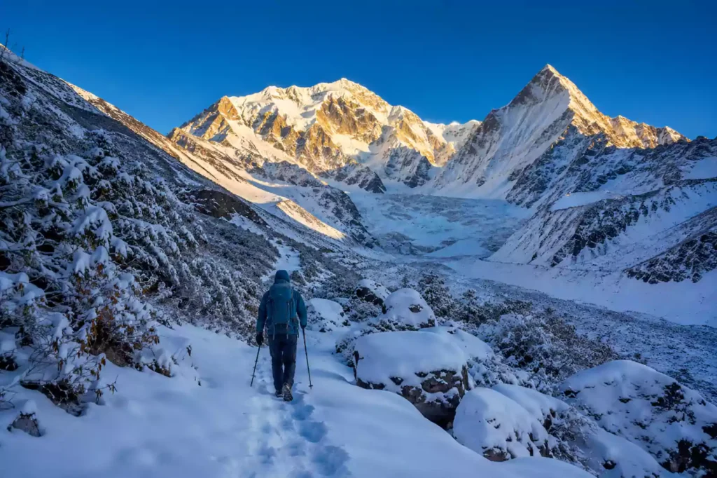 Annapurna Base Camp trek in winter