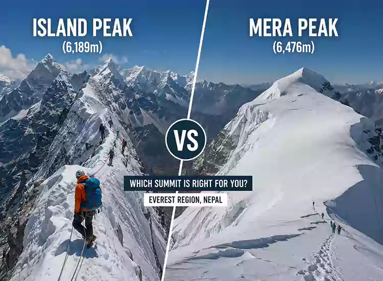 Island Peak vs Mera Peak: Which Should Be Your First Himalayan Summit?