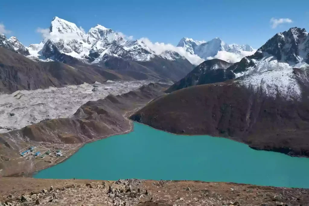 Langponga Tsho in the Gokyo Lakes region of Nepal
